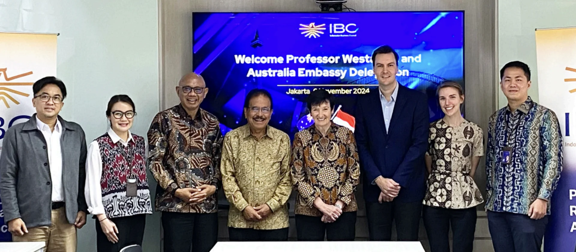 Professor Westacott Visits IBC: Advancing the Indonesia–Australia Partnership